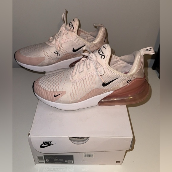 Nike Women's Blush Air Max 270 Sneakers - Picture 2 of 7